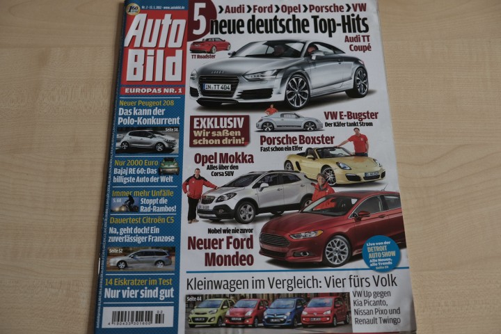 Deckblatt Auto Bild (02/2012)